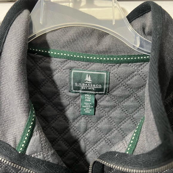 NWT G.H. Bass & Co. Outdoor Zip Neck Flannel Pullover, Size XXL - Picture 10 of 14